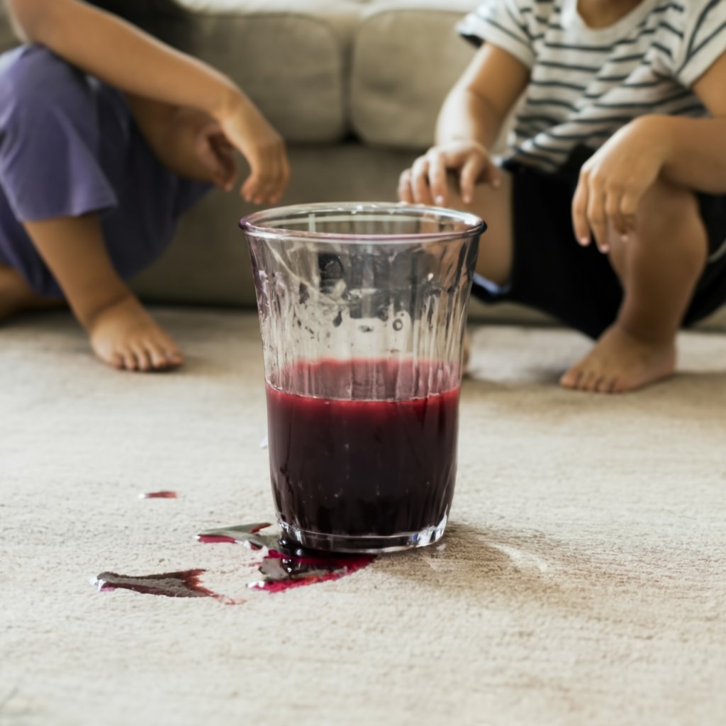 How to get grape juice stains out of carpet - carpet cleaning Victoria BC