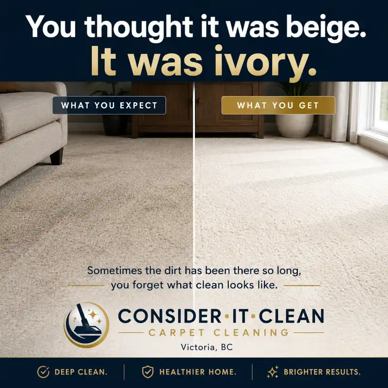 Deep Carpet Cleaning Victoria BC by Consider it Clean